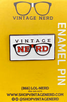 Vintage Nerd Logo Enamel Pins