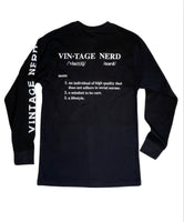 Vintage Nerd Long Sleeve Shirt